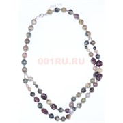 Бусы двойные 10 мм микс 45 см