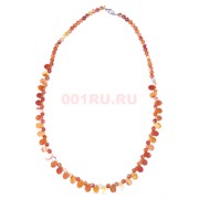 Бусы из сердолика 45 см