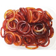 Кольца тонкие из сердолика