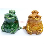 Фигурка из цветной керамики Жаба 6 см