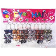 Брелок 2 Черепа с игральной костью 120 шт/упаковка