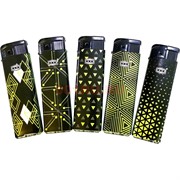 Зажигалка KKK турбо 3KD-859-1 узоры 50 шт/упаковка
