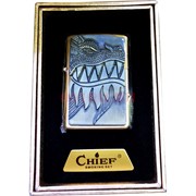 Зажигалка бензиновая Chief «дракон»