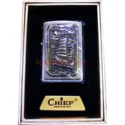 Зажигалка бензиновая Chief «парусник»