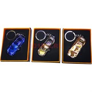 Зажигалка USB спиральная брелок «машинки»