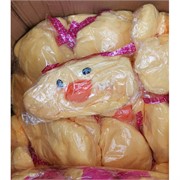Шапка меховая Уточка с поднимающимися ушками