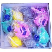 Игрушка резиновая Рыба с надувающимся шариком 12 шт/упаковка