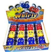 Машинка иннерционная Whirly Stunt Car 24 шт/упаковка