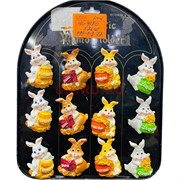 Магниты Кролики (KL-4180) с деньгами 24 шт/упаковка