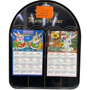 Магнит календарь с кроликами (KL-4120) символ 2023 года 50 шт/упаковка
