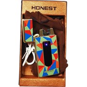 Зажигалка USB Honest (475-1) двойной разряд