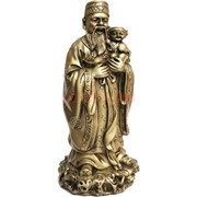 Шоу Син с ребенком, фигурка нэцке из гипса 17,5 см