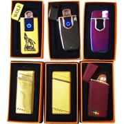 Зажигалка USB спиральная с подсветкой