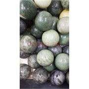 Шары из зеленого агата 5-5,5 см