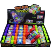 Машинка иннерционная с шестеренками 12 шт/упаковка Gear Wild Transparent
