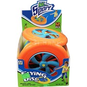 Фрисби Flying Disk (807) пластмассовые 12 шт/упаковка