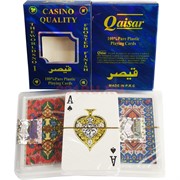 Карты игральные покерные Qaisar пластиковые 12 шт/упаковка
