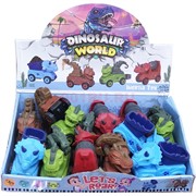 Машинка иннерционная Динозавры строительная 12 шт/упаковка Dinosaur World