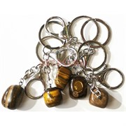 Брелок с карабином из тигрового глаза
