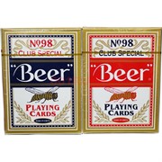 Карты игральные №98 Club Special «Beer» 12 шт/уп 144 шт/кор (100% пластик)