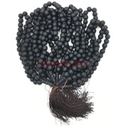 Четки деревянные (M-379) цвет черный круглые 12 шт/упаковка