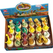 Игрушка Динозавр вылупляющийся из яца 24 шт/упаковка