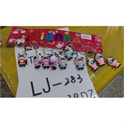 Брелок резиновый (LJ-283) панды 12 шт/упаковка