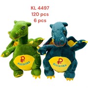 Игрушка мягкая копилка Драконы (KL-4497) символ 2024 года 6 шт/упаковка