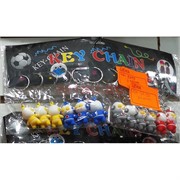 Брелок резиновый (GK-3292) роботы цветные 120 шт/блок
