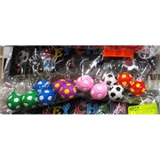 Брелок резиновый (GK-3889) футбольный мяч 120 шт/блок