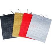 Пакет подарочный текстурный 30x40x12 см 20 шт/упаковка вертикальный