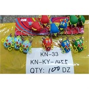 Брелок резиновый «китайский дракон» 12 шт/упаковка (KY-1455)