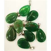 Семечка подвеска 1,5x2,5 см из хризопраза (цена за 1 шт)
