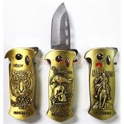 Зажигалка газовая Нож рисунки в ассортименте