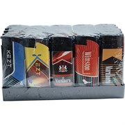 Зажигалка с табачными логотипами 50 шт/упаковка