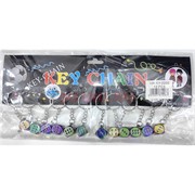 Брелок металлический (KY-2200) кубик игральная кость 12 шт/упаковка