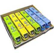 Игрушка машинка вагон метро Urban Subway 6 шт/упаковка