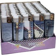 Зажигалка газовая Ognivo-Lighter «джинсы» 50 шт/блок