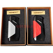 Зажигалка Honest газовая (BCZ-2803) двухцветная 2 огня