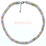 Бусы 45 см 8 мм из гелиолита (приплюснутая бусина)