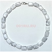 Бусы из кахалонга «прямоугольник 14x19 мм» 45 см длина