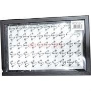 Кольцо металлическое (KL-2278) под серебро 50 шт/упаковка