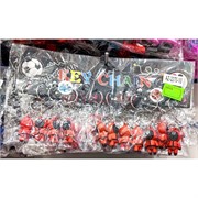 Брелок резиновый (AZ-D-2270-10) фигурка игра в кальмара 12 шт/упаковка