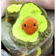 Мягкая игрушка Авокадо большое с пледом внутри