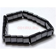 Браслет из гематита магнитный (BR-2262) прямоугольник 12x8мм 12 шт/упаковка
