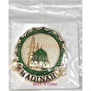 Магнит мусульманский (KY-2362B) металлический Madinah 12 шт/упаковка