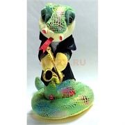 Игрушка музыкальная Змея с саксофоном 31 см высота