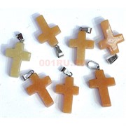 Крестики из песочной яшмы 2,5 см длина