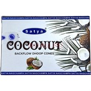 Благовония конусы Satya Coconut 10 шт/упаковка