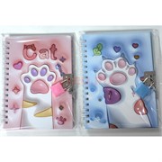 Блокнот 15х11 см с лапками и котиками 12 шт/упаковка (GK-6876)